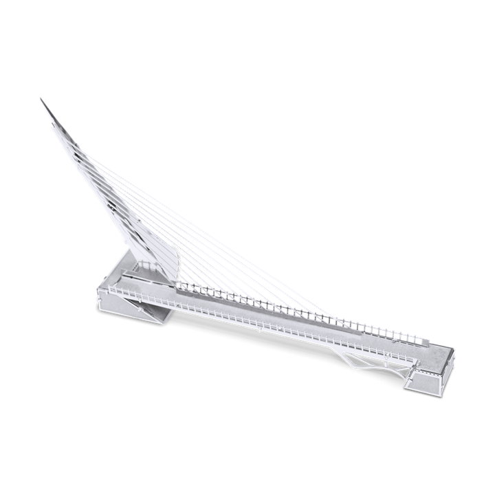 Maqueta 3d Metal Fascinations California Sundial Bridge Montaje Sin Pegamento Ni Soldadura