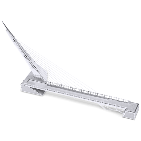 Maqueta 3d Metal Fascinations California Sundial Bridge Montaje Sin Pegamento Ni Soldadura