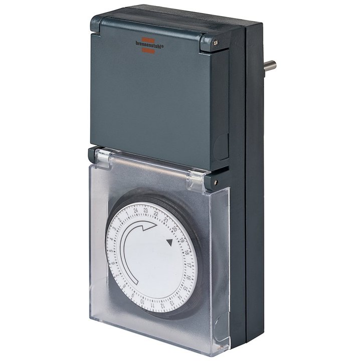 Temporizador Mz 44 Emcanico De 24 Horas Con Protecion Ip 44