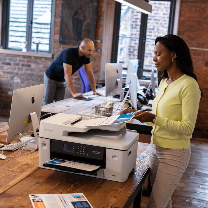 Multifuncion Inkjet Brother Mfc-j6540dw Ecopro 28 28ppm A3 Wifi Fax Adf Duplex Color Blanco