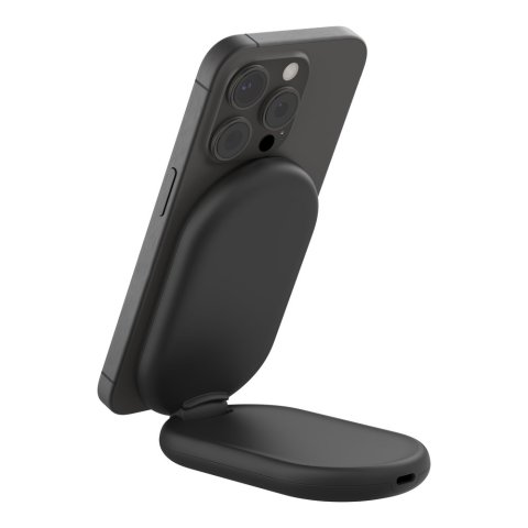 Cargador Inalambrico Belkin Wib007vfbk Boost Charge 15w Inalambrico Y Magnetico Plegable Color Negro