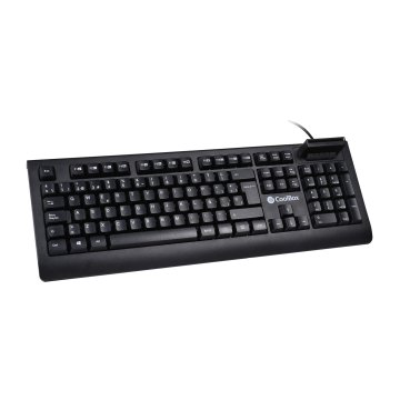 Teclado Usb Con Lector Dnie Coolbox Dnie 4.0 Y Smartcard Integrado Color Negro 2