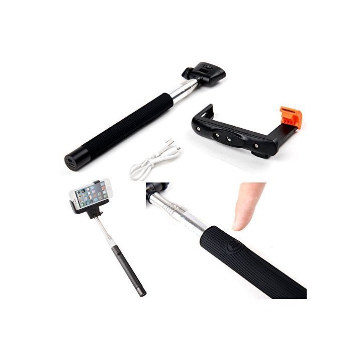Palo Selfie K07 Bluetooth, Tripode, Longitud 70cm, Compatible Android, Ios