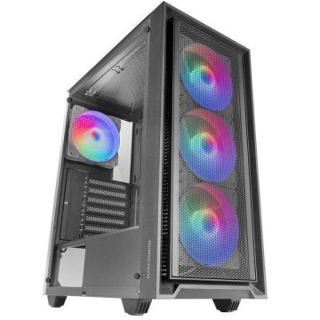 Caja Atx Semitorre Gaming Mars Gaming Mcair Frontal Negro...
