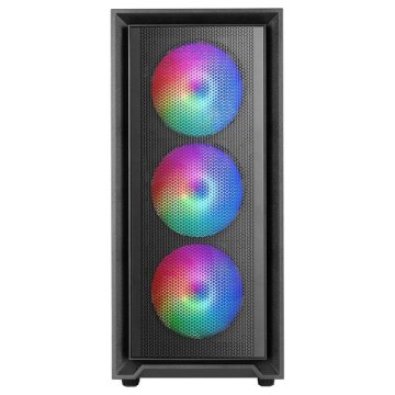 Caja Atx Semitorre Gaming Mars Gaming Mcair Frontal Negro... 2