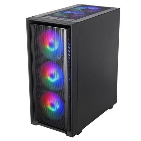 Caja Atx Gaming Mars Gaming Mcair Frontal Negro...