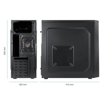 Caja Atx Tqc-5701u3c-b Color Negro Atx/microatx/mini Itx... 2
