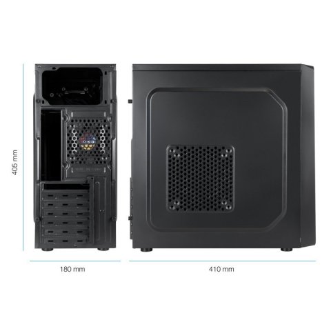 Caja Atx Tqc-5701u3c-b Color Negro...