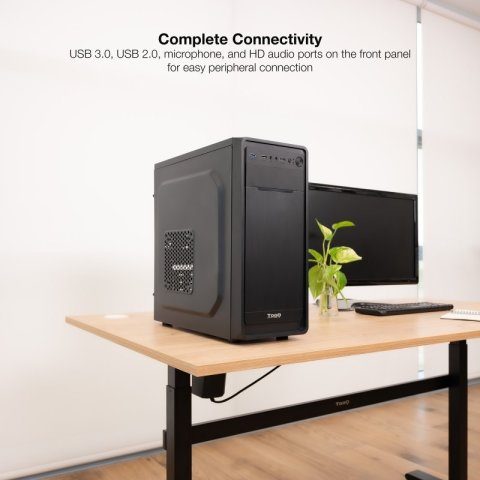 Caja Atx Tqc-5701u3c-b Color Negro...