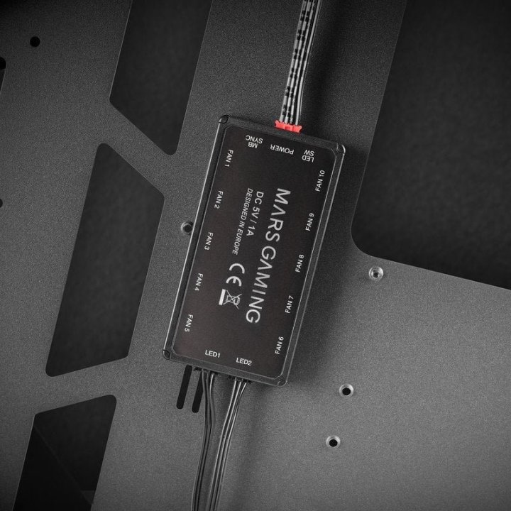 Caja Atx Mars Gaming Titan Black Diseño Extremo...