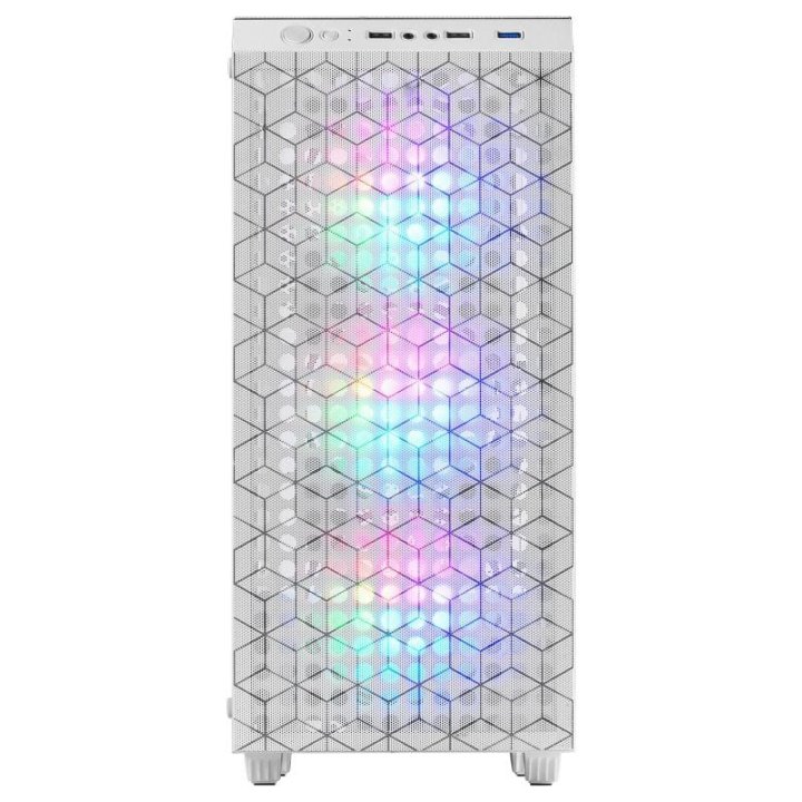 Caja Atx Mars Gaming Mcmagw Blancafrontal Doble...