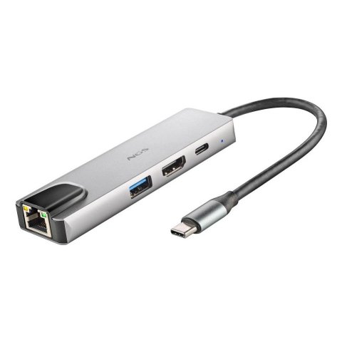 Adaptador Usb-c 4 En 1  Hdmi, Usb-c, Rj45 Y Usb 3,0