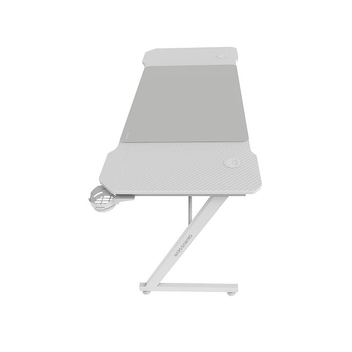 Mesa Mars Gaming Mgd X140 Chasis De Acero Tablero Blanco 140x60 Diseño Fibra Carbono Alf. Xxl