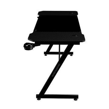 Mesa Mars Gaming Mgd X140 Chasis De Acero Tablero Negro 140x60 Diseño Fibra Carbono Alf. Xxl 2