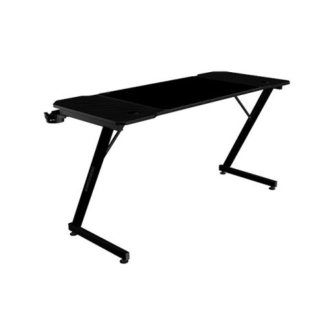 Mesa Mars Gaming Mgd X140 Chasis De Acero Tablero Negro 140x60 Diseño Fibra Carbono Alf. Xxl