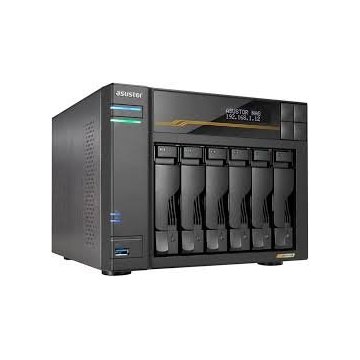 Servidor Nas Asustor Lockerstor 6 As6806t 6 Bahias Amd...