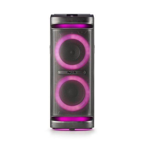 Altavoz Bluetooth Trolley Ngs Wildspace2 2000w Tecnologia Bt Y Tws Usb aux In. Luces Led