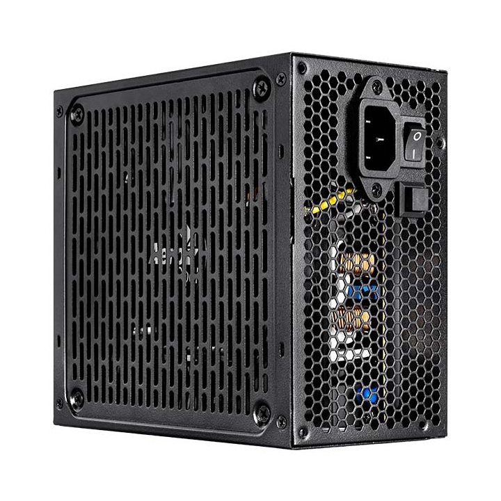 Fuente De Alimentacion Atx Modular Aerocool Lux Pro 550w Certificado 80+ Bronze Apfc Vent. 14cm Rgb