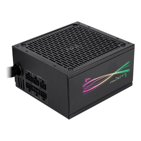 Fuente De Alimentacion Atx Modular Aerocool Lux Pro 850w Certificado 80+ Bronze Apfc Vent.14cm Rgb