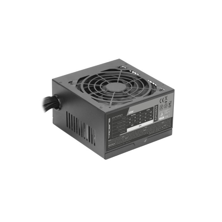 Fuente De Alimentacion Tacens Anima Apiii850 Atx Eco 850w 14db 12cm Fan Eficiencia 85% Lacada Negro