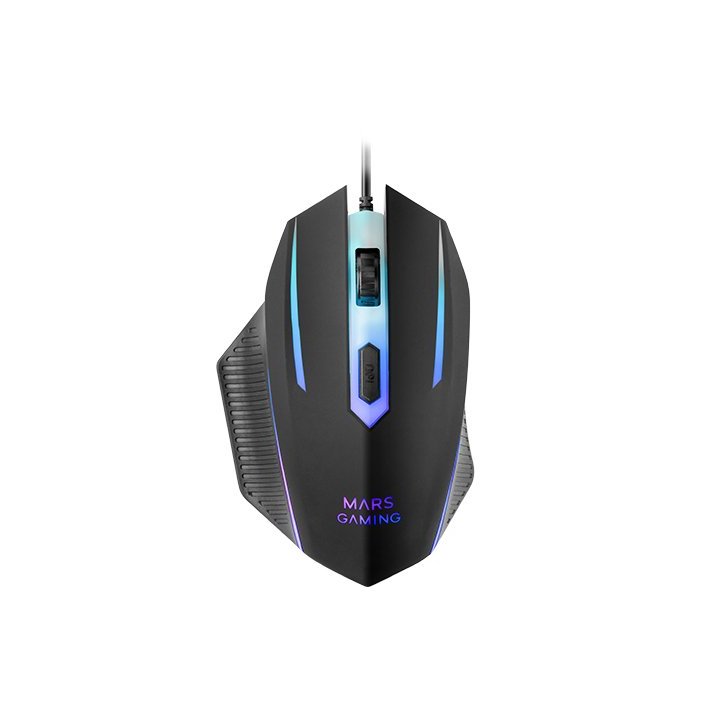 Pack Teclado Mouse Y Alfombrilla Mars Gaming Mcp124es Rgb H-mech, Mouse Huano Rgb 3200dpi, Alfombrilla  360*260mm Black