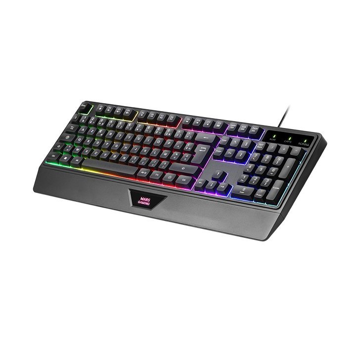 Pack Teclado Mouse Y Alfombrilla Mars Gaming Mcp124pt Portugues Rgb H-mech, Mouse Huano Rgb 3200dpialfombrilla  360*260mm Neg