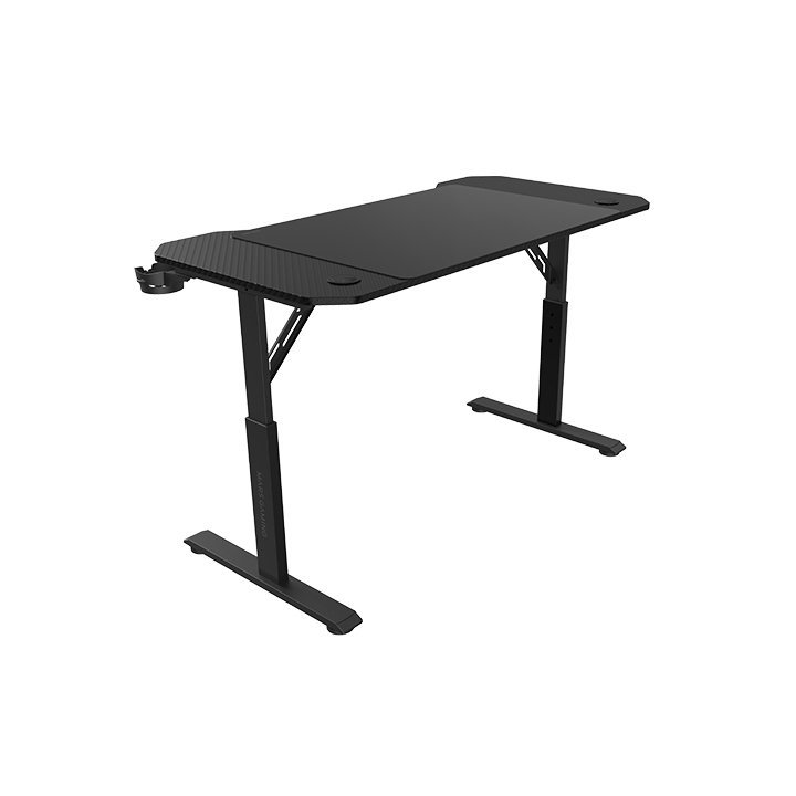 Mesa Mars Gaming Mgd Ergo 120 Regulable En Altura Tablero Negro 120x60 Chasis De Acero Alf. Xxl 