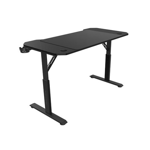 Mesa Mars Gaming Mgd Ergo 120 Regulable En Altura Tablero Negro 120x60 Chasis De Acero Alf. Xxl 