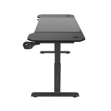 Mesa Mars Gaming Mgd Ergo 140 Regulable En Altura Tablero Negro 140x60 Chasis De Acero Alf. Xxl  2