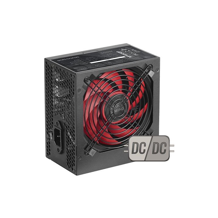 Fuente De Alimentacion Tacens Mars Gaming Mpiii550p Efic. 85% Ai-rpm Apfc Digital Fbd 120mm Negro