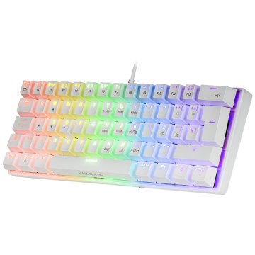Teclado Mecanico Ultra Compacto Mars Gaming Mk60br Italiano White Switch Marron Pr De 100hz Anti-ghosting Avanzado Iluminacio 2
