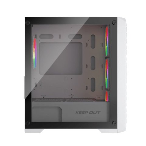 Caja Microatx Approx Xc-220w Glass 1x3.5” 2x2.5” 1xusb2.0 2xusb3.0 Gpu Max. 330mm Lat. Cristal Templado Blanco