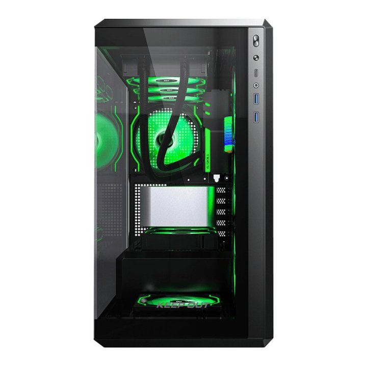 Caja Microatx Approx Xc-905 Pro+ 1x3.5” 1x2.5” 1xusb2.0 1xusb3.0 Gpu Max. 430mm Cristal Temp. Negro