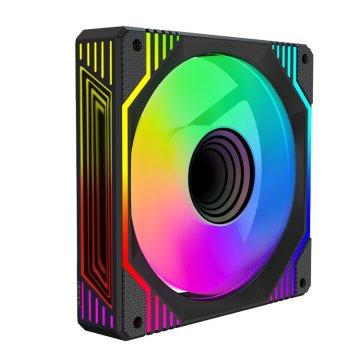 Ventilador Interno Approx Xfc-120drm Argb 120mm 4 Pin Pwm Color Negro 