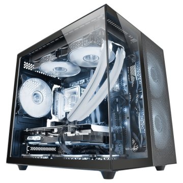 Caja Microatx Cube Gaming Mars Gaming Mcnovam Negra Doble...