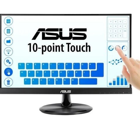 Monitor 22" Tactil Hdmi Vga Asus Vt229h Fhd 5ms Altavoces, Touch Tactil 10 Puntos 