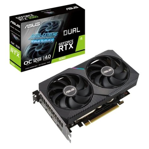 Vga Asus Rtx 3060 Dual Oc V2 12gb 3xdisplayports Hdmi Cuda 3584 Reloj 1867mhz 192bit 90yv0gb2-m0na10