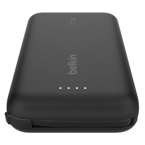 Powerbank Belkin Bpb021hqbk Boostcharge 10,000 Mah Con Cable Integrado Charge Usb-c 20w Negro