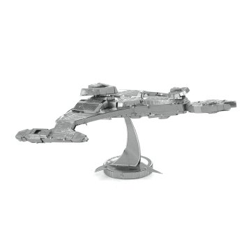 Maqueta 3d Metal Fascinations Star Trek Klingon Vor'cha Class  Montaje Sin Pegamento Ni Soldadura  2