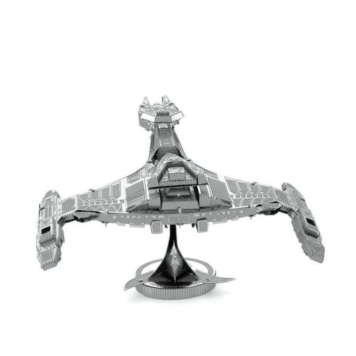 Maqueta 3d Metal Fascinations Star Trek Klingon Vor'cha Class  Montaje Sin Pegamento Ni Soldadura 