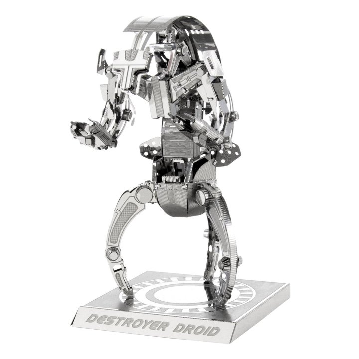 Maqueta 3d Metal Fascinations Star Wars Droide Modelo Droideka Montaje Sin Pegamento Ni Soldadura