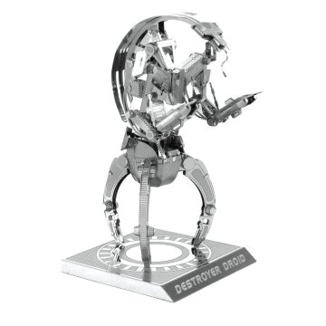 Maqueta 3d Metal Fascinations Star Wars Droide Modelo Droideka Montaje Sin Pegamento Ni Soldadura 2