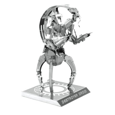 Maqueta 3d Metal Fascinations Star Wars Droide Modelo Droideka Montaje Sin Pegamento Ni Soldadura