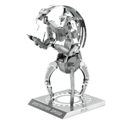 Maqueta 3d Metal Fascinations Star Wars Droide Modelo Droideka Montaje Sin Pegamento Ni Soldadura