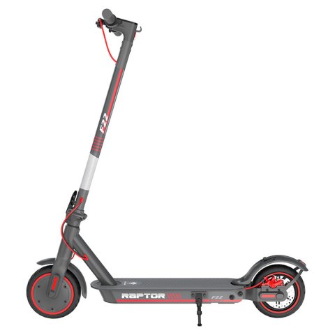 Patinete Aiwa Raptor F22-700 85 Doble Freno Neumatico 8.5" Motor 700w Bateria 10ah 30km Autonomia