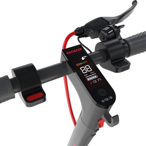 Patinete Aiwa Raptor F22-700 85 Doble Freno Neumatico 8.5" Motor 700w Bateria 10ah 30km Autonomia
