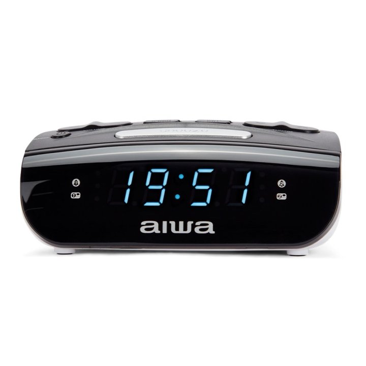Radio Despertador Aiwa Cr-15bk Doble Alarma Fm