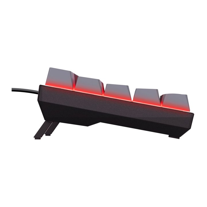 Teclado Mecanico Trust Gaming Gxt 867 Acira Compacto Usb-a usb-c Iluminacion Rgb Interruptores Rojos Mecanicos Otemu