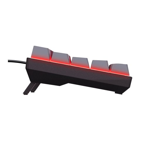Teclado Mecanico Trust Gaming Gxt 867 Acira Compacto Usb-a usb-c Iluminacion Rgb Interruptores Rojos Mecanicos Otemu