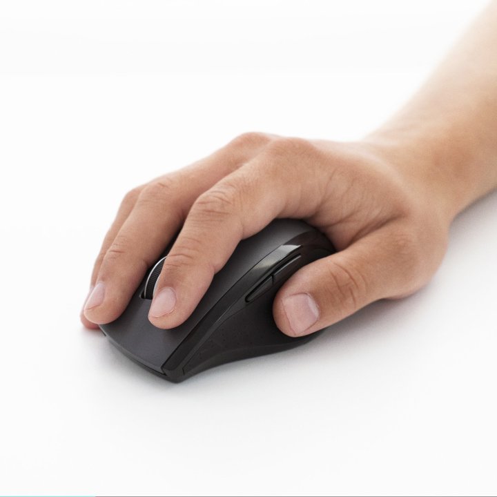 Mouse Logitech Wireless M705 Marathon Unifying 1000 Dpi 5 Botones Ccolor Negro